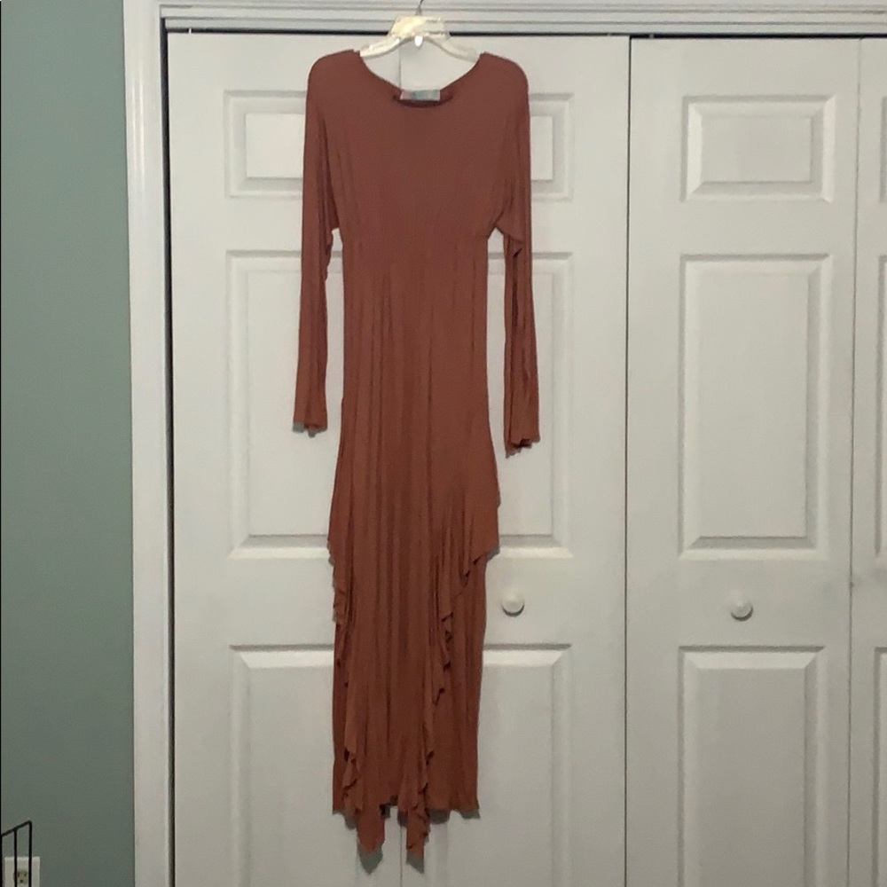 Free People Beach long sleeve maxi dress